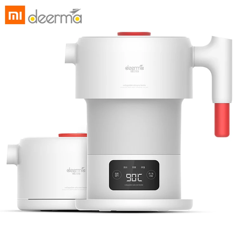 Xiaomi Deerma DH206 0.6L Foldable Electric Water Kettle Auto Power-Off Protection Kettle Handheld For Camping Travel 2019 New
Xiaomi Deerma DH206 0.6L Foldable Electric Water Kettle Auto Power-Off Protection Kettle Handheld For Camping Travel 2019 New