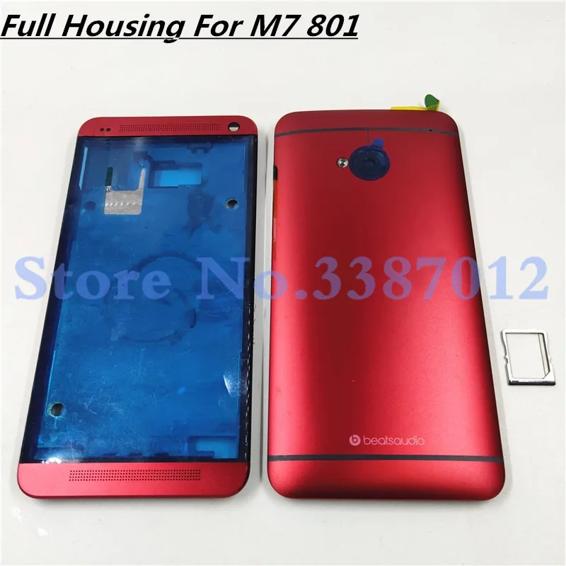 For HTC One M7 801e 801n Middle Frame LCD Front Bezel Housing Case+Back Battery Door Cover With Camera Lens+Sim Card Tray
For HTC One M7 801e 801n Middle Frame LCD Front Bezel Housing Case+Back Battery Door Cover With Camera Lens+Sim Card Tray