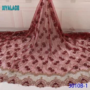 Luxury African Mesh Lace Fabrics 2019 High Quality Nigerian French Tulle Lace with Stones Net Lace Fabric For Wedding YA3010B-1
Luxury African Mesh Lace Fabrics 2019 High Quality Nigerian French Tulle Lace with Stones Net Lace Fabric For Wedding YA3010B-1