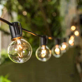 25Ft G40 Bulb Globe Solar String Lights 7.5M 25 LED With Clear Bulb Backyard Patio Lights for Decorative Outdoor Garland Wedding
25Ft G40 Bulb Globe Solar String Lights 7.5M 25 LED With Clear Bulb Backyard Patio Lights for Decorative Outdoor Garland Wedding