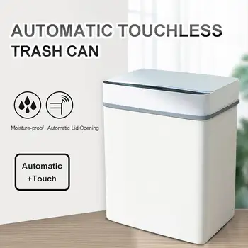 12L Automatic Touchless Intelligent induction Motion Sensor Kitchen Trash Can Wide Opening Sensor Eco-friendly Waste Garbage Bin
12L Automatic Touchless Intelligent induction Motion Sensor Kitchen Trash Can Wide Opening Sensor Eco-friendly Waste Garbage Bin
