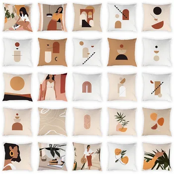 45*45cm Nordic Geometric Portrait Pillow Covers Decorative Modern Brief Home Office Chair Sofa Cushion Cover Autumn Decoration
45*45cm Nordic Geometric Portrait Pillow Covers Decorative Modern Brief Home Office Chair Sofa Cushion Cover Autumn Decoration
