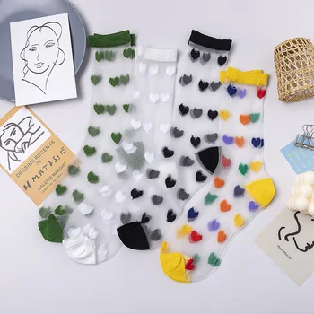4 pairs Women Socks Summer Cute Heart Colorful Female Socks Thin Lovely Socks 35-40EUR
4 pairs Women Socks Summer Cute Heart Colorful Female Socks Thin Lovely Socks 35-40EUR