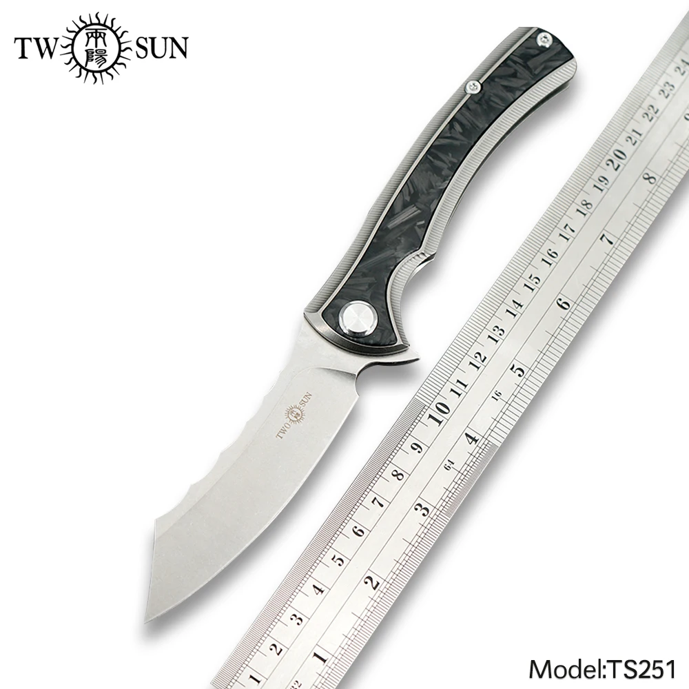 TWOSUN knives 14C28N blade folding Pocket Knife tactical Knife camping Knife outdoor Survival tool EDC Titanium Fast Open TS251
TWOSUN knives 14C28N blade folding Pocket Knife tactical Knife camping Knife outdoor Survival tool EDC Titanium Fast Open TS251