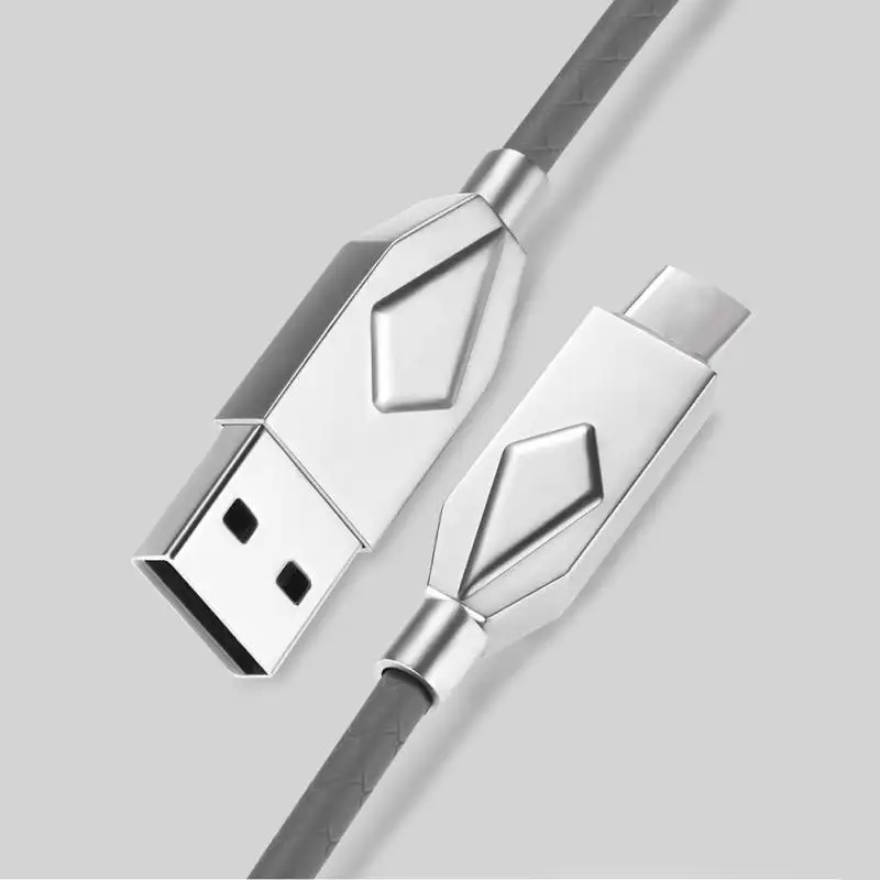USB Type-C Zinc Alloy Fast Charging USB Type-C USB-C Data Sync Charger Cable Aluminum Foil Package Shielding
USB Type-C Zinc Alloy Fast Charging USB Type-C USB-C Data Sync Charger Cable Aluminum Foil Package Shielding