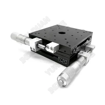 FineTuning Platform XY Axis 100*100mm 4" Trimming Station Manual Displacement Cross Roller Guide Way Linear Stage Sliding Table
FineTuning Platform XY Axis 100*100mm 4" Trimming Station Manual Displacement Cross Roller Guide Way Linear Stage Sliding Table