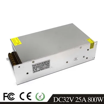 Universal 32V 25A 800W Regulated Switching Power Supply Transformer 220V 110V AC to DC32V SMPS For CNC Machine CCTV Stepper
Universal 32V 25A 800W Regulated Switching Power Supply Transformer 220V 110V AC to DC32V SMPS For CNC Machine CCTV Stepper