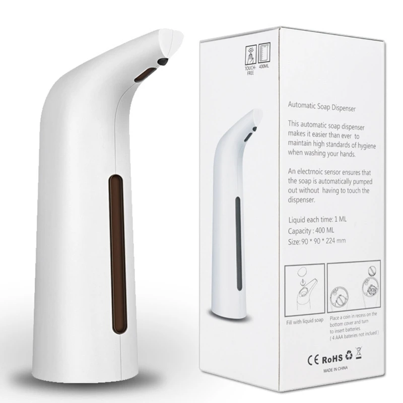 Automatic Soap Dispenser, Battery Operated Electric Countertop Soap Dispenser with Infrared Motion Sensor
Automatic Soap Dispenser, Battery Operated Electric Countertop Soap Dispenser with Infrared Motion Sensor
