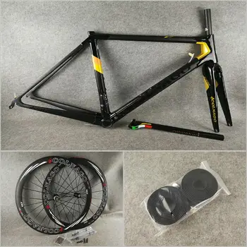 T1100 UD Black Golden Colnago C64 carbon road frames and 50mm carbon wheels 23mm width Novatec A271 hubs EMS UPS XDB shipment
T1100 UD Black Golden Colnago C64 carbon road frames and 50mm carbon wheels 23mm width Novatec A271 hubs EMS UPS XDB shipment