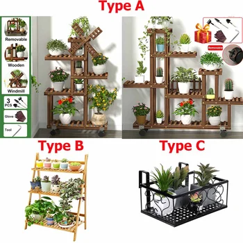 Iron/Wooden Plant Flower Rack Multi-Tier Plants Shelf Flower Stand Shelves Bonsai Display Shelf Yard Garden Hanging Potted Rack
Iron/Wooden Plant Flower Rack Multi-Tier Plants Shelf Flower Stand Shelves Bonsai Display Shelf Yard Garden Hanging Potted Rack