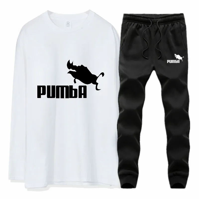 2019 New Pumba Print Men's Long Sleeve T-shirt Tracksuit Casual Suits gym Clothing Man Sets Tops+Pants Male Cotton Sweatshirt
2019 New Pumba Print Men's Long Sleeve T-shirt Tracksuit Casual Suits gym Clothing Man Sets Tops+Pants Male Cotton Sweatshirt