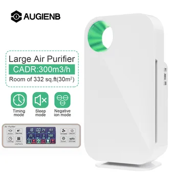 AUGIENB Air Purifier with HEPA Filter Allergies Eliminator Negative ion Air Cleaner For PM2.5 Dust Pollen Smoke Pet Dander
AUGIENB Air Purifier with HEPA Filter Allergies Eliminator Negative ion Air Cleaner For PM2.5 Dust Pollen Smoke Pet Dander