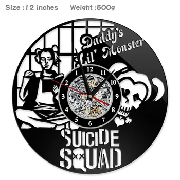 Suicidal team / X task force black glue record creativity simple modern wall clock personality retro nostalgic clock
Suicidal team / X task force black glue record creativity simple modern wall clock personality retro nostalgic clock