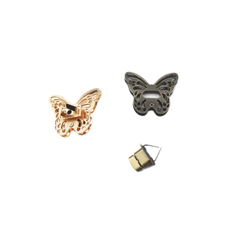10 шт., металлические замки для сумок, в форме бабочки 
10 шт., металлические замки для сумок, в форме бабочки