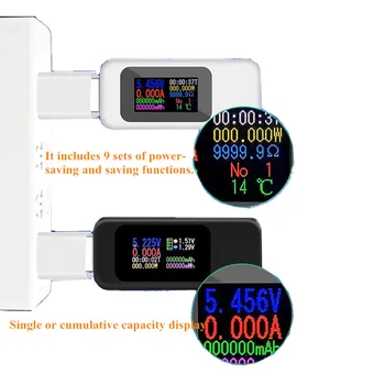 10 in 1 USB tester DC Digital voltmeter amperimetro current voltage meter amp volt ammeter detector power bank charger indicator
10 in 1 USB tester DC Digital voltmeter amperimetro current voltage meter amp volt ammeter detector power bank charger indicator