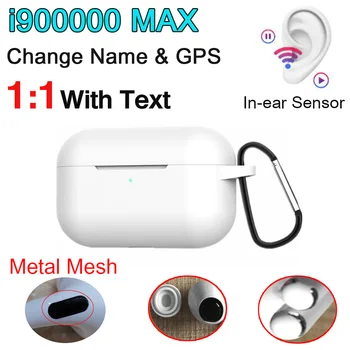 i900000 MAX TWS Wireless Bluetooth 5.0 Earphone Rename GPS Metal Mesh Air 3 Earbuds Pressure Sensor PK i900000 Pro i90000 Max
i900000 MAX TWS Wireless Bluetooth 5.0 Earphone Rename GPS Metal Mesh Air 3 Earbuds Pressure Sensor PK i900000 Pro i90000 Max