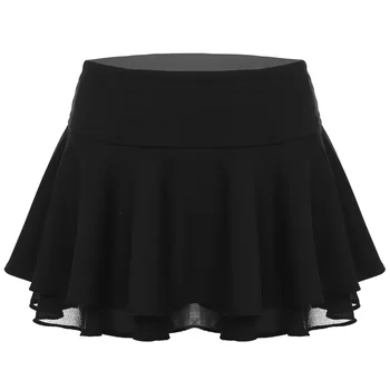 TiaoBug Women Dance Wear Ballet Gymnastics Leotard Double Layer Skorts Solid Color Built-in Shorts Chiffon Pleated Mini Skirt 
TiaoBug Women Dance Wear Ballet Gymnastics Leotard Double Layer Skorts Solid Color Built-in Shorts Chiffon Pleated Mini Skirt