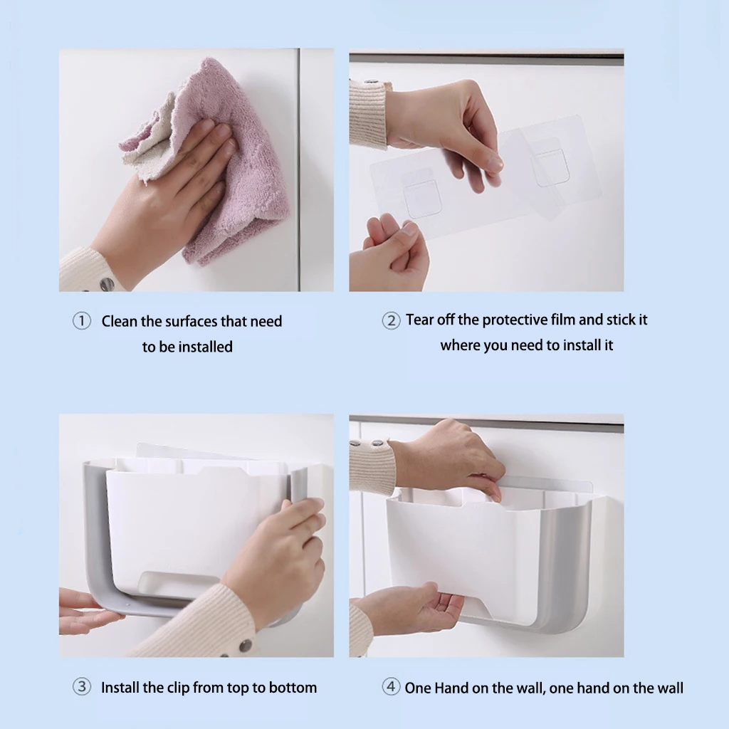 Portable Plastic Door Garbage Trash Bag Box Can Rack Hanging Holder Kitchen Portable Plastic Door Garbage Trash Bag Box Can Rack Hanging Holder Kitchen
