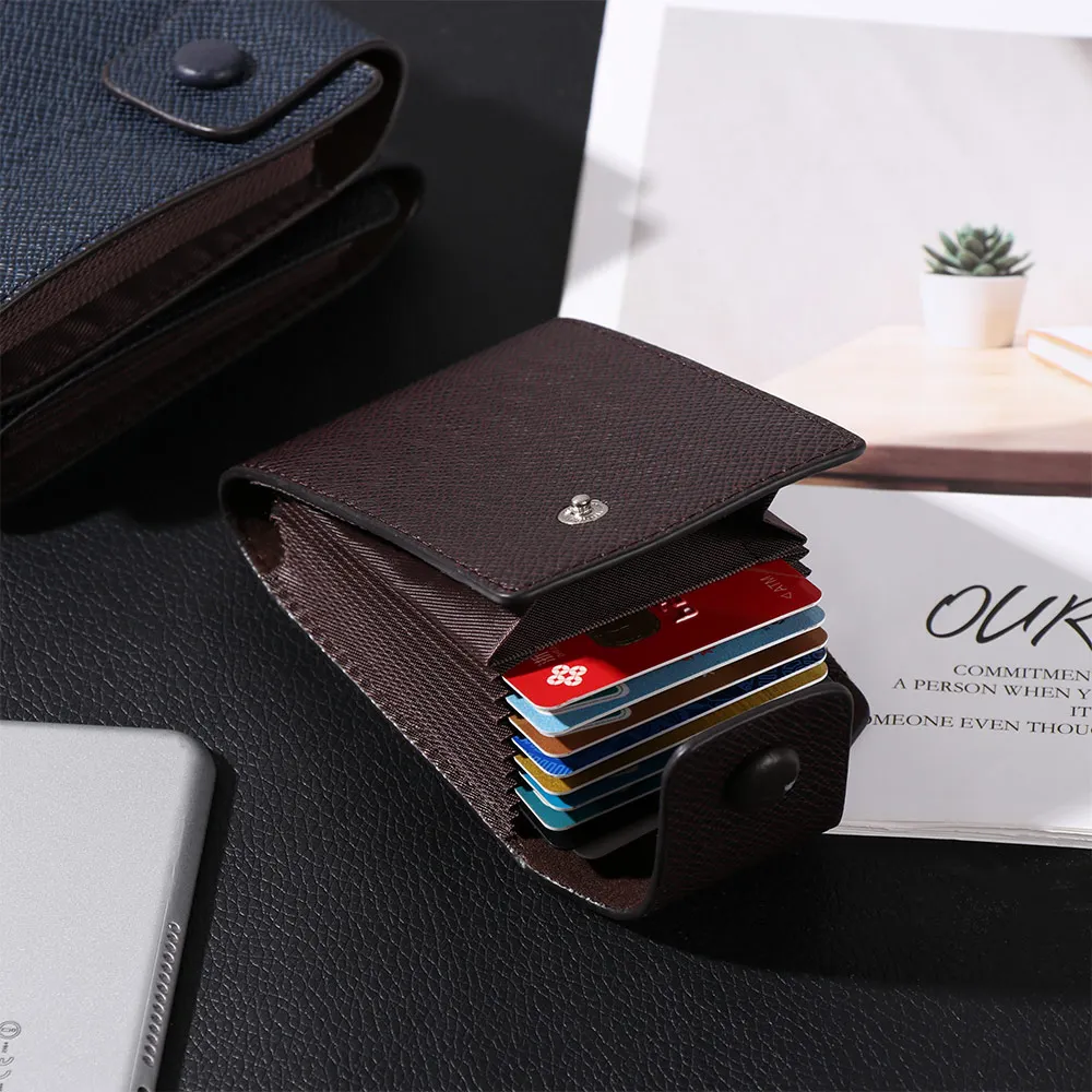 1PC Portable Men Credit Card Holder Multilayered Leather Bank Card Wallet Fashion Unique Practical Mini Coins Cash Purse
1PC Portable Men Credit Card Holder Multilayered Leather Bank Card Wallet Fashion Unique Practical Mini Coins Cash Purse