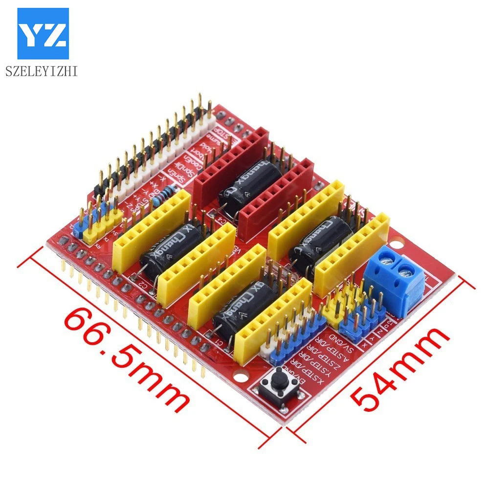 TZT-cnc-shield-v3-engraving-machine-3D-Printer-4pcs-A4988-driver-expansion-board-for-Arduino-UNO (2)