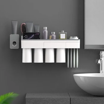 Toothbrush Holder Toothpaste Distributor Toilet Paper Holders Tissue Box Toilet Brush Toilet Wall for Bathroom Accessories Set
Toothbrush Holder Toothpaste Distributor Toilet Paper Holders Tissue Box Toilet Brush Toilet Wall for Bathroom Accessories Set