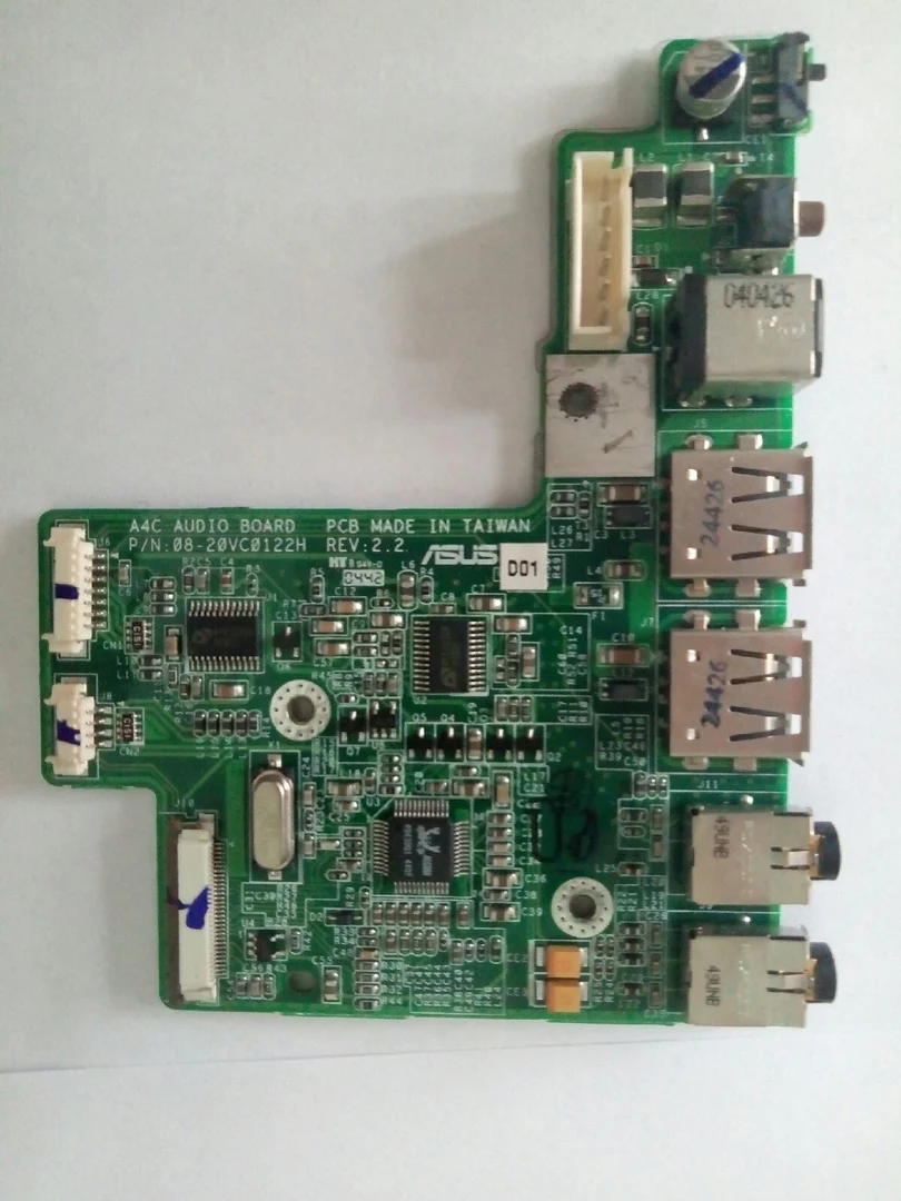 Board 08-20vc0122h USB audio Button and power connector for laptop Asus A4000 | Компьютеры и офис