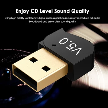 Wireless USB Adapter for PC Laptop Computer Bluetooth 5.0 USB Wirless Audio Receiver Transmitter Bluetooth 5.0 Wireless Dongle
Wireless USB Adapter for PC Laptop Computer Bluetooth 5.0 USB Wirless Audio Receiver Transmitter Bluetooth 5.0 Wireless Dongle
