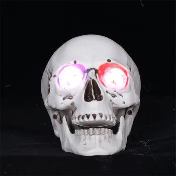 Halloween Horror Tricky Props Skull Head Electric Toys with Glowing Eyes Haunted House Display Dolls Prank Props for Room Escape
Halloween Horror Tricky Props Skull Head Electric Toys with Glowing Eyes Haunted House Display Dolls Prank Props for Room Escape