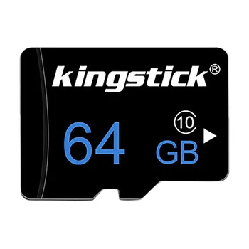 Kingstick MicroSD Memory Card Class10 64GB TF Card Flash Memory Microsd Card with Adapter
Kingstick MicroSD Memory Card Class10 64GB TF Card Flash Memory Microsd Card with Adapter