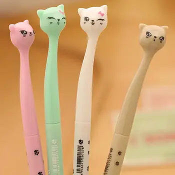 Korean Stationery Cute Cats Gel Pen Students Use Full Pens Color Needle Black Writing School Fountain Supplies Random Pen J3O8 
Korean Stationery Cute Cats Gel Pen Students Use Full Pens Color Needle Black Writing School Fountain Supplies Random Pen J3O8
