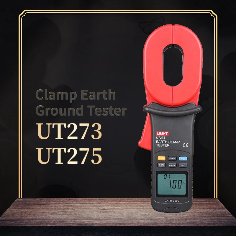 UNI-T UT273/UT275 Clamp Earth Ground Tester With Data Storage Backlight Auto Range Resistance Clamp Earth Resistance Tester
UNI-T UT273/UT275 Clamp Earth Ground Tester With Data Storage Backlight Auto Range Resistance Clamp Earth Resistance Tester