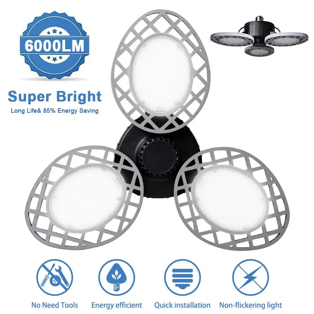 60W Fan Shape LED E27 Bulb Lamp LED Bulb Super luminance Angle Adjustable Ceiling Lamp Living Room Bedroom garage light
60W Fan Shape LED E27 Bulb Lamp LED Bulb Super luminance Angle Adjustable Ceiling Lamp Living Room Bedroom garage light
