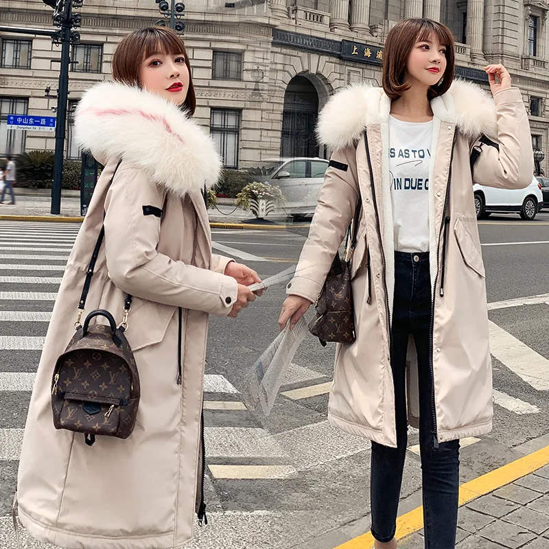 Winter Korean-style Waist Hugging Slimming down Jacket Cotton-padded Clothes Women's Mid-length over-the-Knee Large Size Loose-F 
Winter Korean-style Waist Hugging Slimming down Jacket Cotton-padded Clothes Women's Mid-length over-the-Knee Large Size Loose-F
