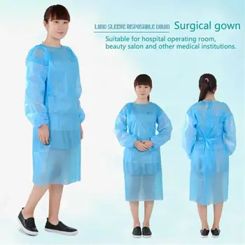 10 Stuks Wegwerp Stofdicht Overalls Ademend Non-woven Gown Anti-Statische Isolatie Kleding Anti-Fouling laboratoriumjas
10 Stuks Wegwerp Stofdicht Overalls Ademend Non-woven Gown Anti-Statische Isolatie Kleding Anti-Fouling laboratoriumjas