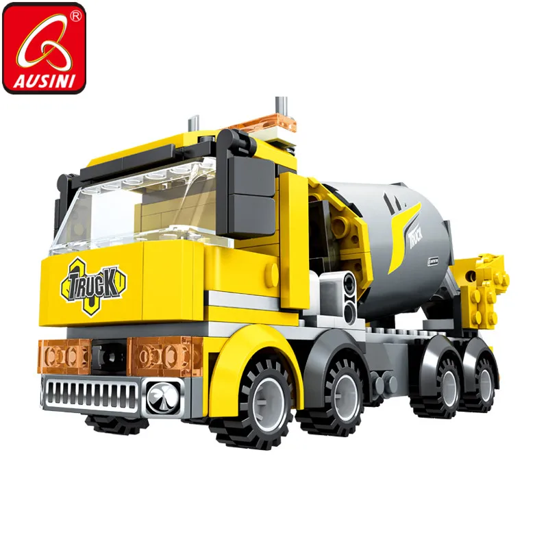 AUSINI Construction Cement Truck Building Blocks Toys for Children Designer Boys Playthings Vehicle Car Model Mini Figure Bricks
AUSINI Construction Cement Truck Building Blocks Toys for Children Designer Boys Playthings Vehicle Car Model Mini Figure Bricks