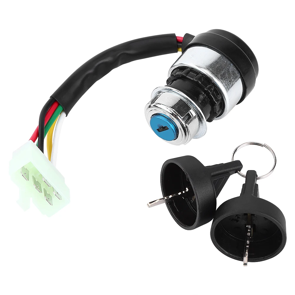 5 Wire 5 Pin Ignition Keys Switch Start Lock For Most 50-250CC Motorcycle Dune Buggy Go Kart ATV
5 Wire 5 Pin Ignition Keys Switch Start Lock For Most 50-250CC Motorcycle Dune Buggy Go Kart ATV