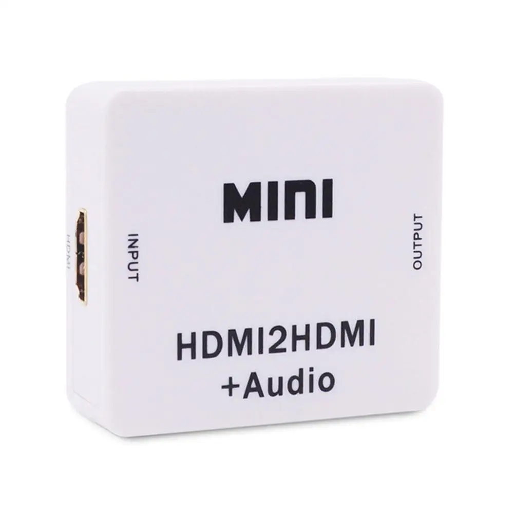 Фото Многофункциональный преобразователь аудио 1080P HDMI-HDMI 3 5 мм R/L экстрактор сплиттер