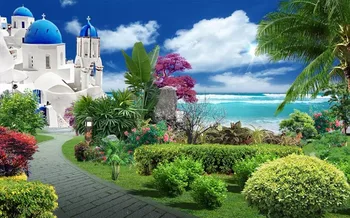 CJSIR Custom Wallpaper 3d Home Decor Mural Castle Blue Sky White Clouds Cocos Green TV Background Wall Mural 3d Wallpaper
CJSIR Custom Wallpaper 3d Home Decor Mural Castle Blue Sky White Clouds Cocos Green TV Background Wall Mural 3d Wallpaper