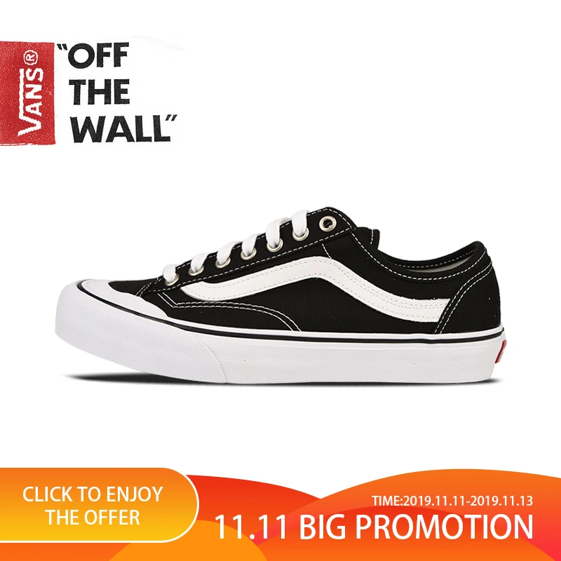 

VANS STYLE 36 SF Men and Women Shoes Original Authentic Classic Retro Low Canvas Shoes Black Casual Skate Shoes New VN0A3MVLY28