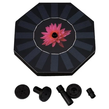 Solar Fountain Pump, New Outdoor Solar Powered Bird Bath Water Fountain Pump for Pool Garden Aquarium
Solar Fountain Pump, New Outdoor Solar Powered Bird Bath Water Fountain Pump for Pool Garden Aquarium