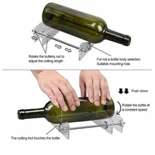 DIY Glass Cut Tool Kit Professional Glass Cutting Safe Fast DIY Tool Wine Beer Bottle Cutter Machine Home Decoration Cutting
DIY Glass Cut Tool Kit Professional Glass Cutting Safe Fast DIY Tool Wine Beer Bottle Cutter Machine Home Decoration Cutting