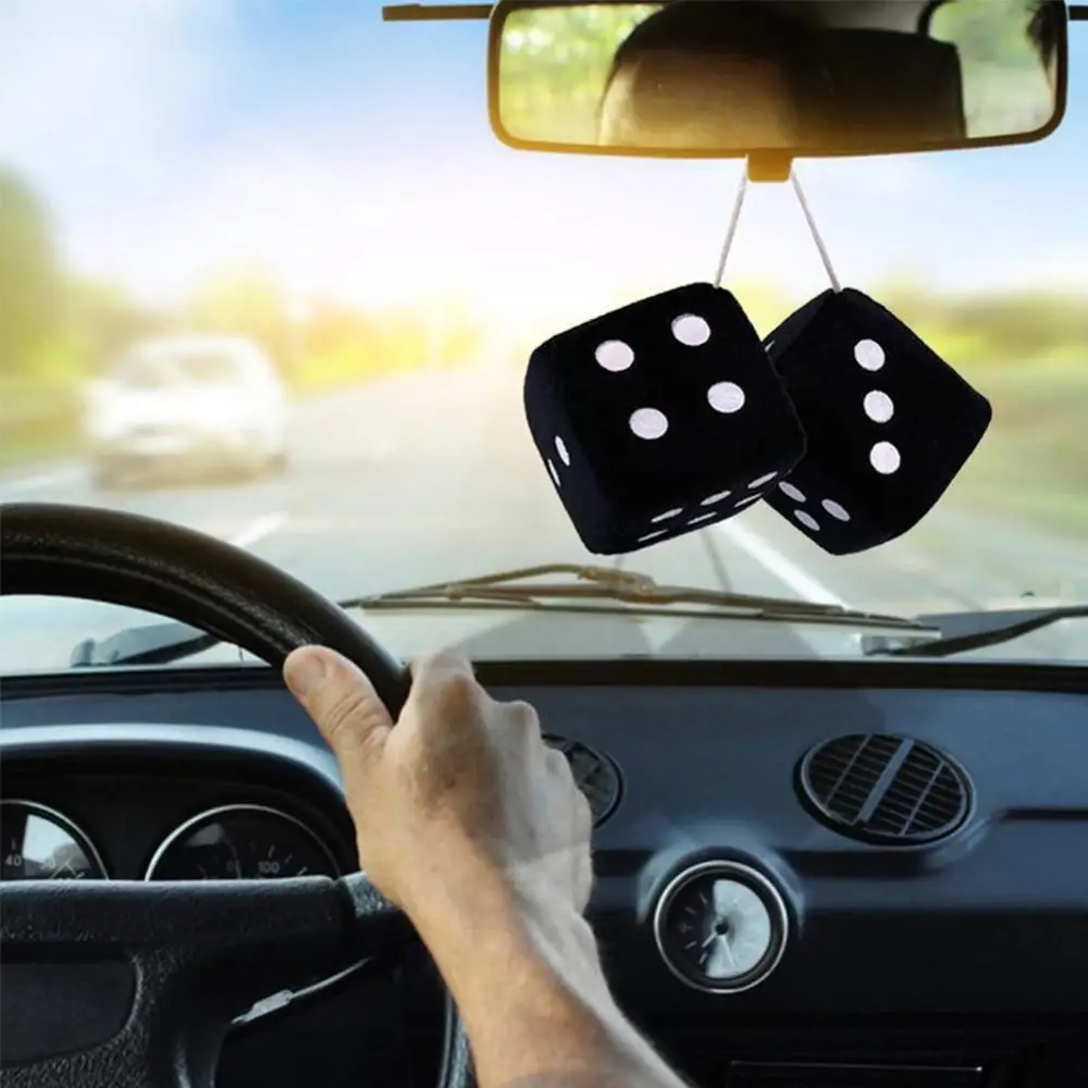 2PCS Car-Styling Fuzzy Dice Dots Rear View Mirror Hangers Car Interior Decoration Auto Accessories Interior Ornaments
2PCS Car-Styling Fuzzy Dice Dots Rear View Mirror Hangers Car Interior Decoration Auto Accessories Interior Ornaments