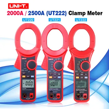UNI-T Digital Clamp Meter UT220 UT221 UT222 2000A Auto Data Hold Backlight Digital de metros multimetro AC DC Current Meter
UNI-T Digital Clamp Meter UT220 UT221 UT222 2000A Auto Data Hold Backlight Digital de metros multimetro AC DC Current Meter