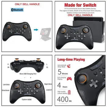 DOBE is suitable For Switch wireless controller wireless controller game controller NS TNS-1724 O4V9
DOBE is suitable For Switch wireless controller wireless controller game controller NS TNS-1724 O4V9
