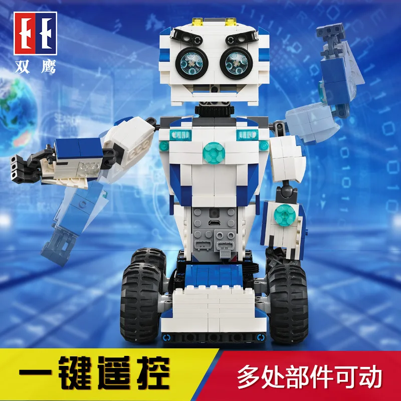 Double e Cracking Ride Assembled Building Block Robot Transformation Remote Control Science And Technology Machinery Electric As
Double e Cracking Ride Assembled Building Block Robot Transformation Remote Control Science And Technology Machinery Electric As