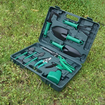 Set with 10 Pieces Gardening Tools Pruning Gardening Tools Kit Aluminum Alloy Shovel Trowel Rake Garden Kitchen Supplies Set
Set with 10 Pieces Gardening Tools Pruning Gardening Tools Kit Aluminum Alloy Shovel Trowel Rake Garden Kitchen Supplies Set