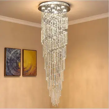 Round crystal chandelier K9 crystal chandelier lights hotel living room lights American country staircase lights
Round crystal chandelier K9 crystal chandelier lights hotel living room lights American country staircase lights