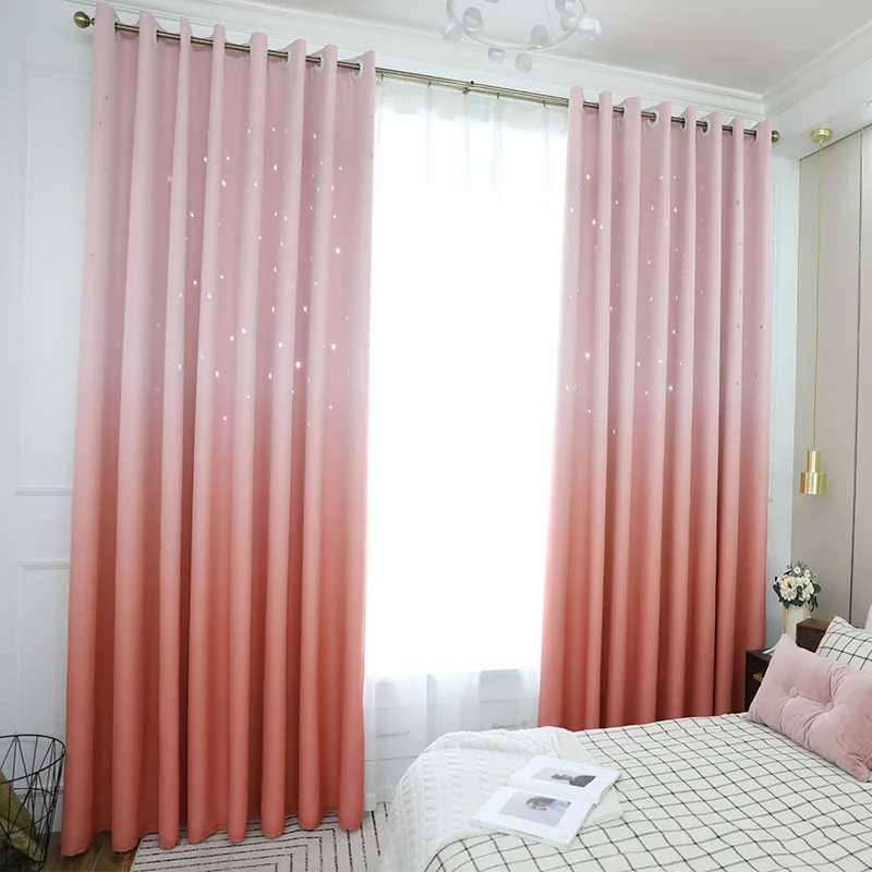 Gradient Hollow Star Fabric Tulle Curtain Double Layer High Shading Curtains for Living Dining Room Curtains for Bedroom Window
Gradient Hollow Star Fabric Tulle Curtain Double Layer High Shading Curtains for Living Dining Room Curtains for Bedroom Window