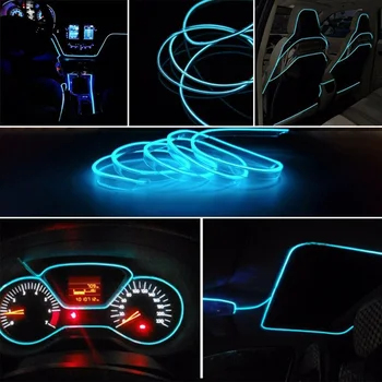 New Arrival High Quality Car Auto Interior LED Decorate Wire Strip Atmosphere Cold Blue Light Universal
New Arrival High Quality Car Auto Interior LED Decorate Wire Strip Atmosphere Cold Blue Light Universal