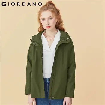 Giordano Women Jackets Solid Anti Wrinkle Windproof Hooded Coats Slant Pockets Zip Front Loose Casaco Feminino 05370091
Giordano Women Jackets Solid Anti Wrinkle Windproof Hooded Coats Slant Pockets Zip Front Loose Casaco Feminino 05370091